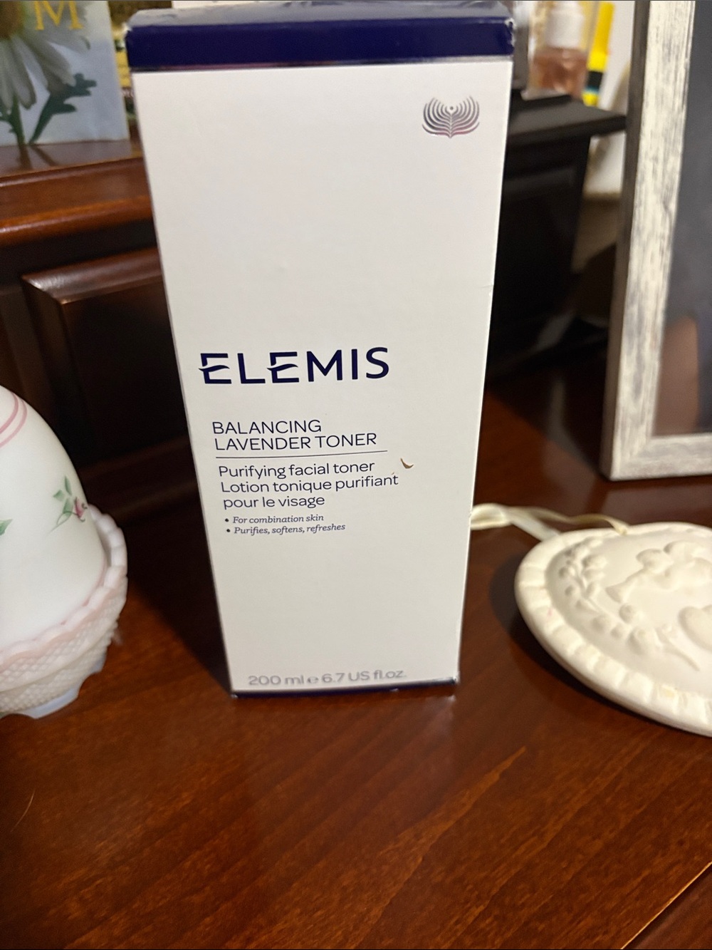 ELEMIS Balancing Lavender Toner in Purple and White Packaging